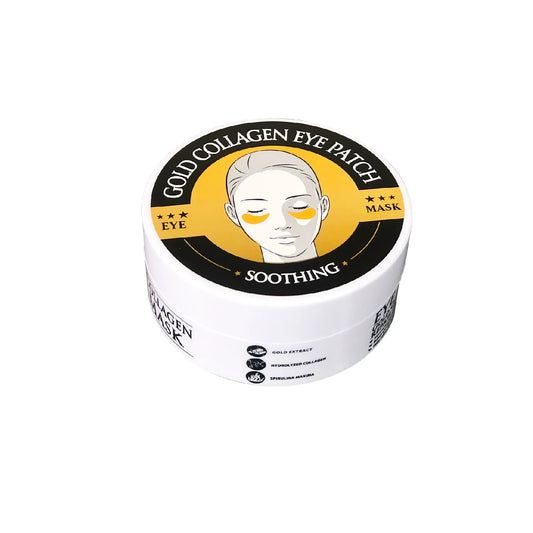 Parche para Ojos de Colágeno Dorado