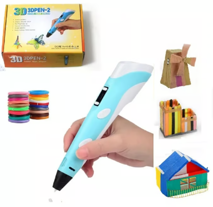 Lapicero 3d (Bolígrafo-Lápiz) - Turquesa