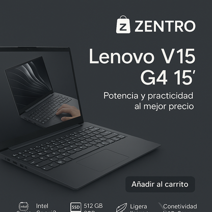 Lenovo V15 G4 15″ – Potencia y practicidad al mejor precio