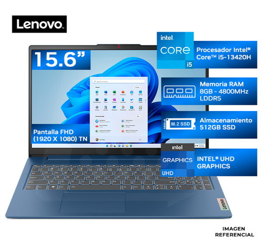 Lenovo IdeaPad Slim 3 15″ – Rendimiento y estilo ultraligero