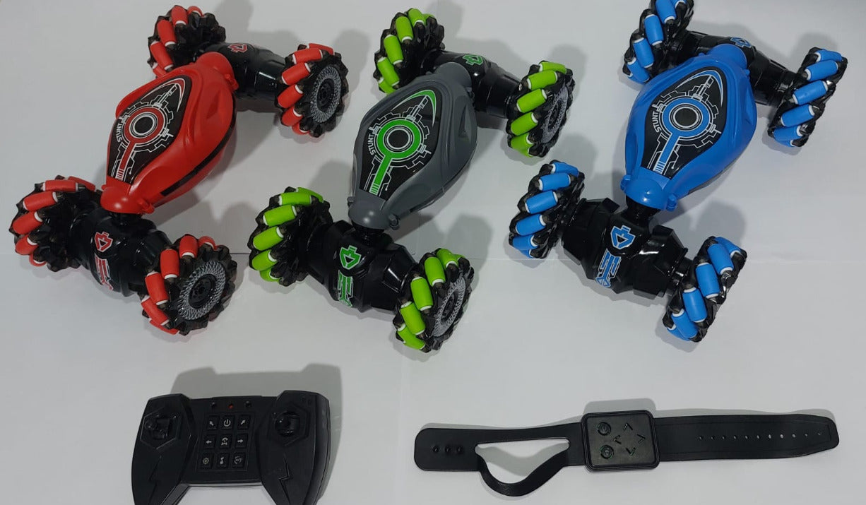 Carro a Control Remoto y Sensor de Pulsera